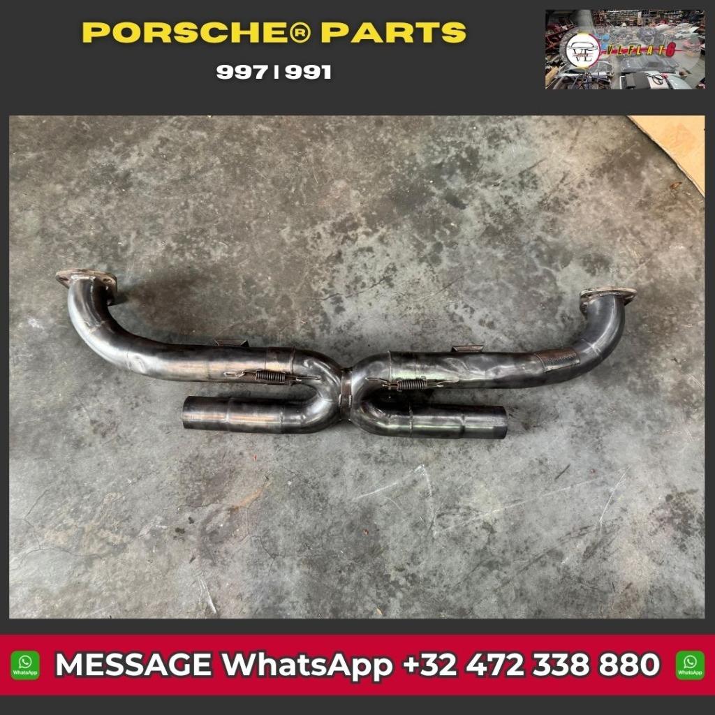Porsche 997/991 Cargraphic X-Pipe, Auto-onderdelen, Uitlaatsystemen, Ophalen, Gebruikt, Porsche