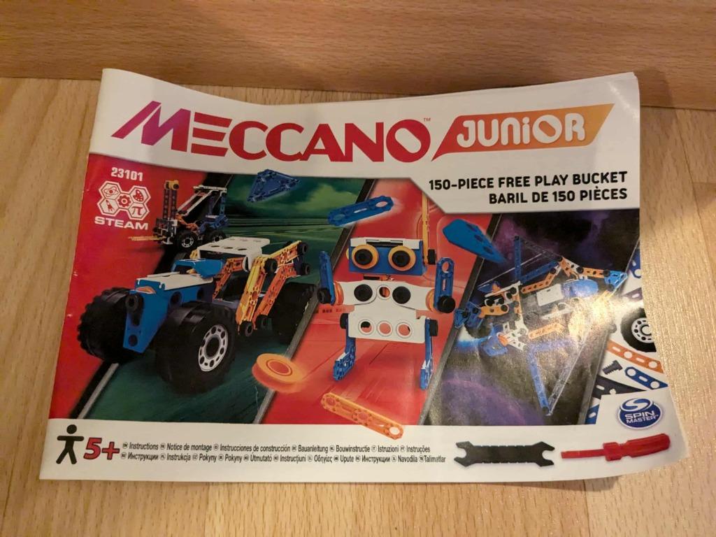 Meccano junior emmer set, Ophalen, Gebruikt, Bouwen