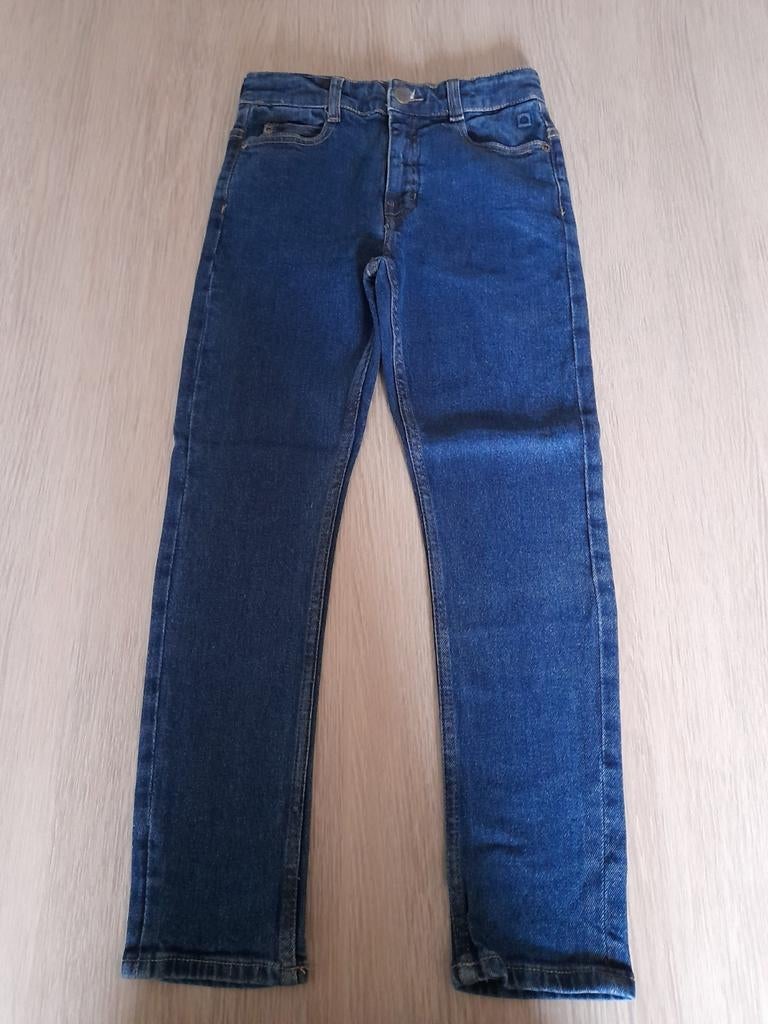Donker blauwe jeansbroek Tumble 'n dry 140 ( nieuw), Broek, Tumble 'n Dry, Nieuw, Ophalen of Verzenden