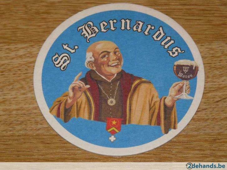 Oud bierviltje St. Bernardus, Collections, Enlèvement ou Envoi, Utilisé