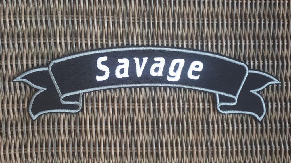 Suzuki Savage LS650 LS 650 strijk patch banner - 320 x 90 mm, Motoren, Ophalen of Verzenden, Nieuw