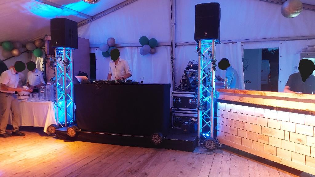 Verhuur van discobar en verlichting, Hobby & Loisirs créatifs, Articles de fête | Location, Comme neuf, Enlèvement