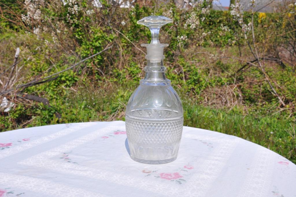 ancienne carafe cristal taillé (2), Enlèvement ou Envoi