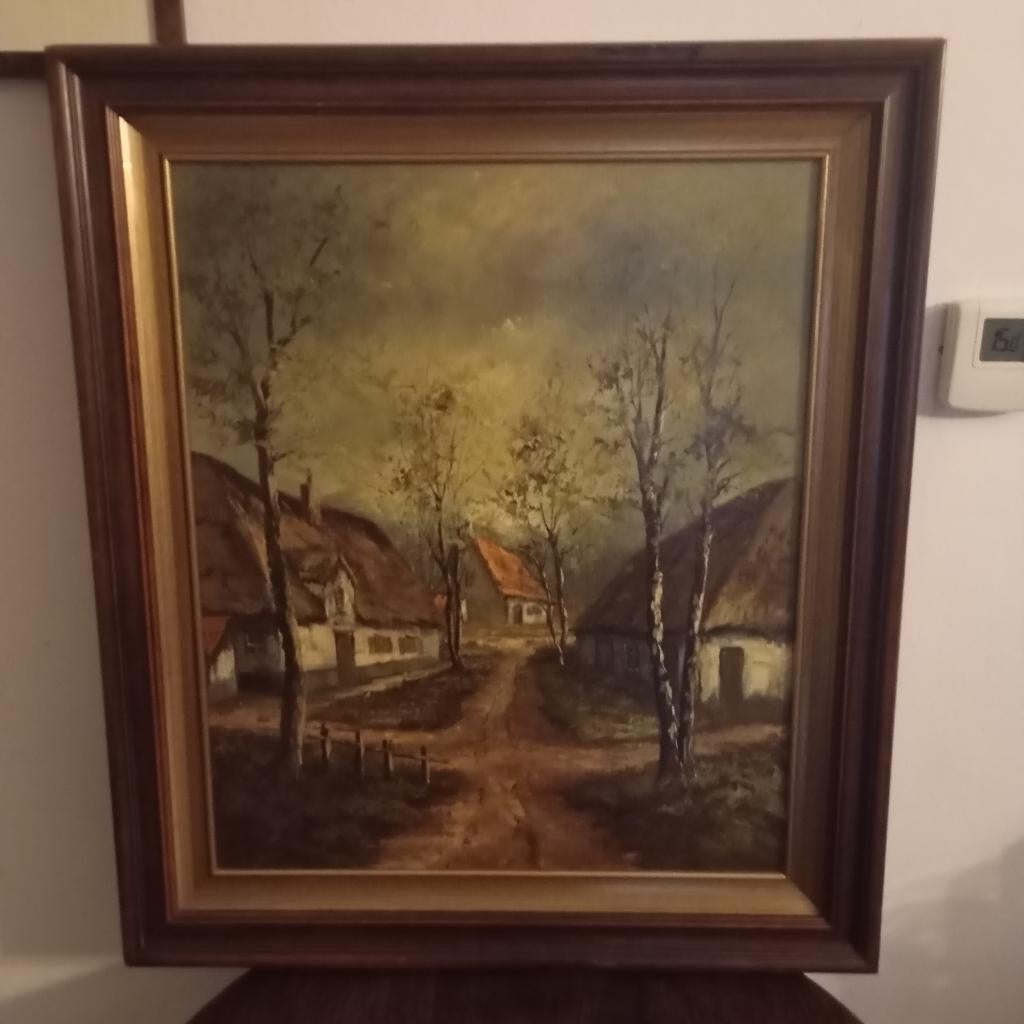 schilderij op doek, Antiek en Kunst, Ophalen