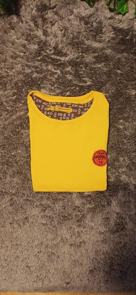 T-shirt Stones and Bones maat 116, Ophalen, Zo goed als nieuw, Stones and bones, Shirt of Longsleeve