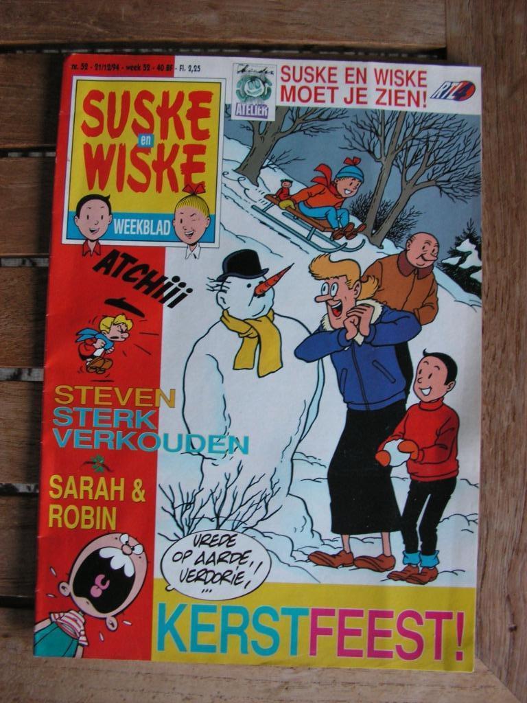 Weekblad “Suske en Wiske” van 21 december 1994., Boeken, Eén stripboek, Ophalen of Verzenden, Zo goed als nieuw