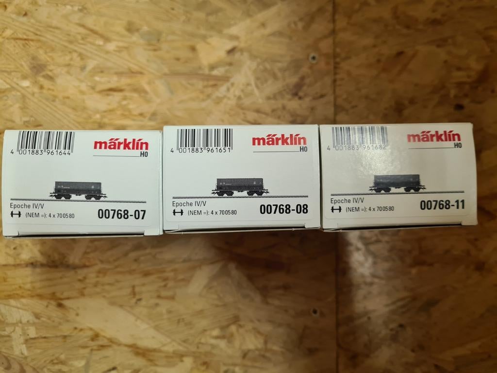 Märklin Märklin 00768 NMBS SNCB ertswagen 15 stuks in okt, Hobby en Vrije tijd, Ophalen of Verzenden, Märklin