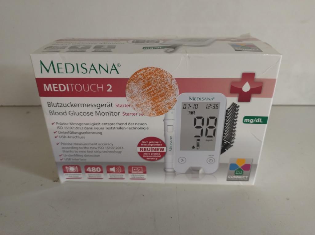 Medisana MediTouch2 Bloedglucosemeter, Ophalen of Verzenden, Zo goed als nieuw