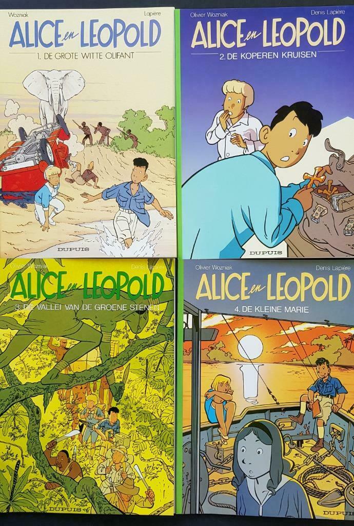 Alice en Leopold  Wozniac-Lapière (Dupuis), Série complète ou Série, Enlèvement, Comme neuf, Wozniac-Lapière