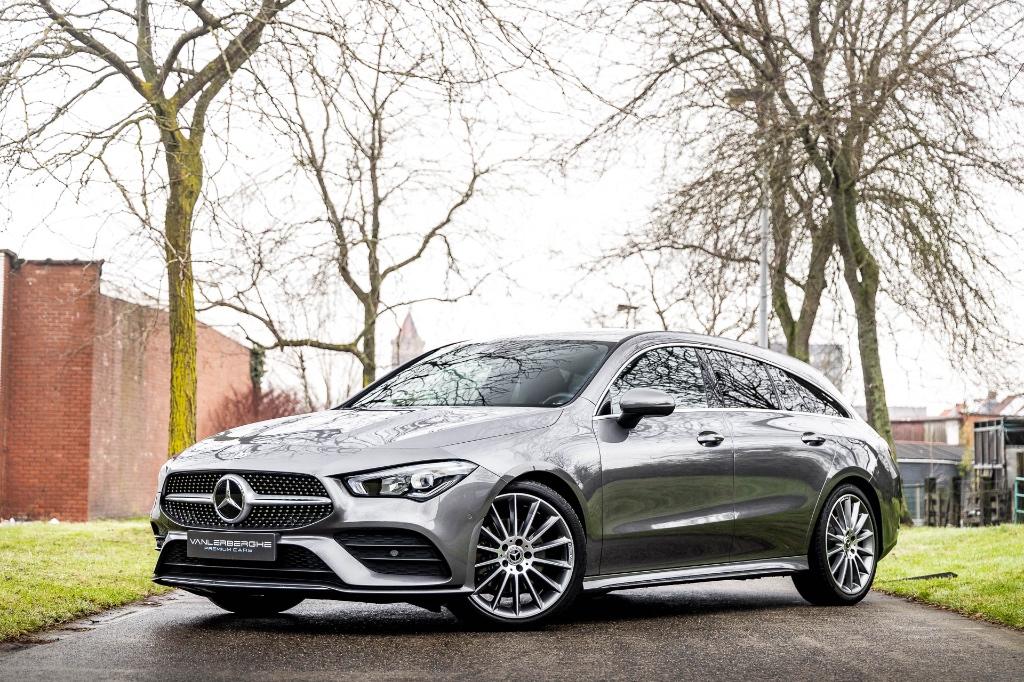 Mercedes CLA220d Shooting Break AMG * Trekhaak * Cam * LED, Auto's, CLA, 4 cilinders, Leder, Bedrijf