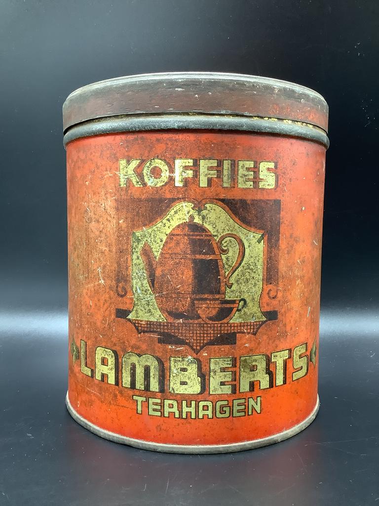 Boite à café Lamberts - Terhagen, Collections, Enlèvement ou Envoi, Café
