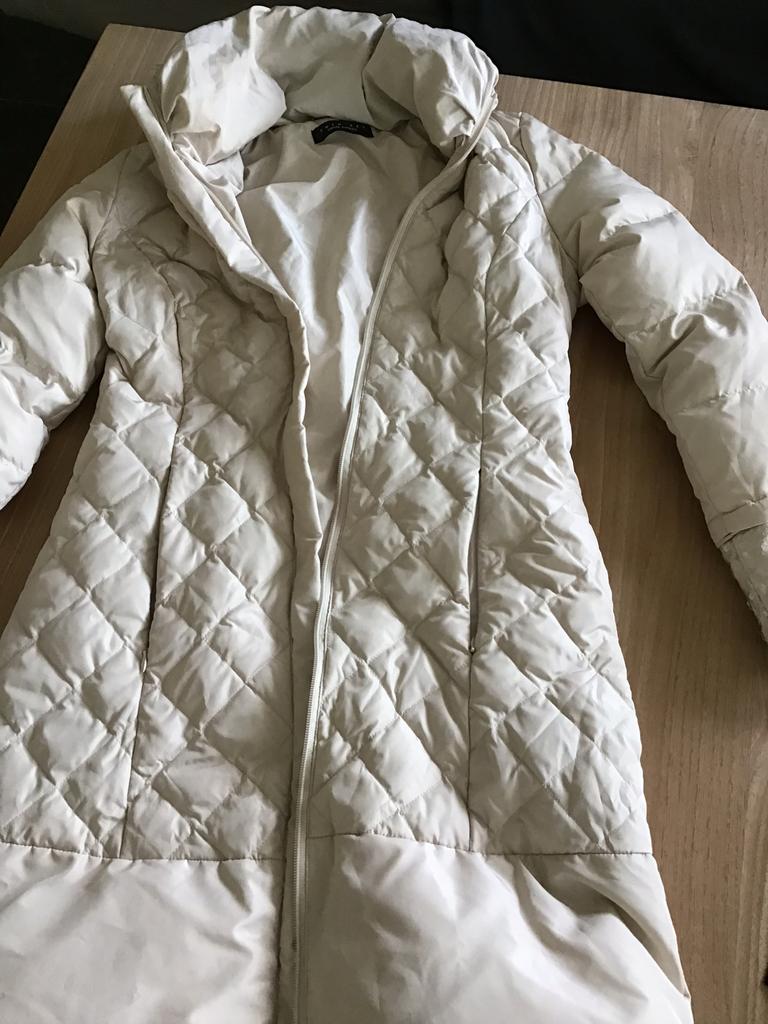 Lange winterjas TWIN - SET, Kleding | Dames, Ophalen, Twinset, Beige, Nieuw