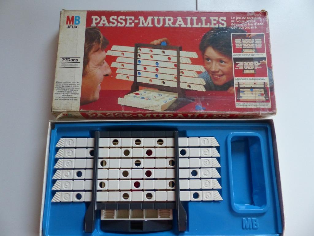 Passe-murailles - 7+ - MB vintage spel, Hobby en Vrije tijd, Een of twee spelers, Ophalen of Verzenden, Gebruikt, MB