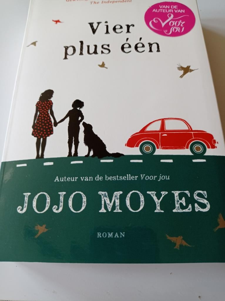 Jojo Moyes -  Vier plus één, Ophalen of Verzenden, Zo goed als nieuw, Jojo Moyes