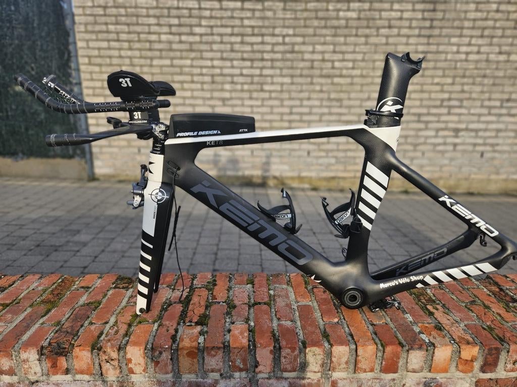 Kader Triathlonfiets Kemo T8, perfecte staat, 750 euro, Fietsen en Brommers, Fietsen | Racefietsen, Ophalen