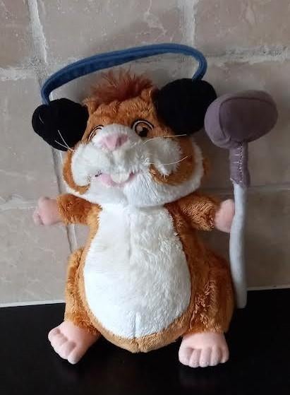 Knuffel AH hamster radioman, Ophalen of Verzenden, Zo goed als nieuw