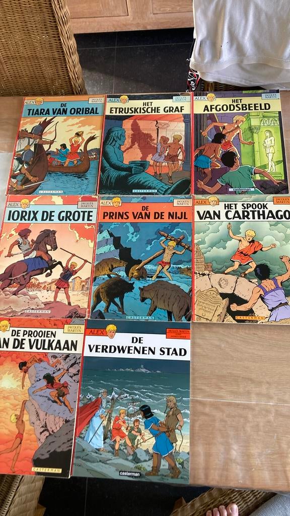 Alex strips, Gelezen, Ophalen of Verzenden, Jacques Martin, Meerdere stripboeken