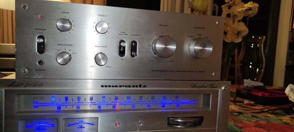 AMPLI STEREO AMPLIFIER PIONEER SA-5300 TUNER MARANTZ 2100, Enlèvement ou Envoi, Utilisé, Pioneer