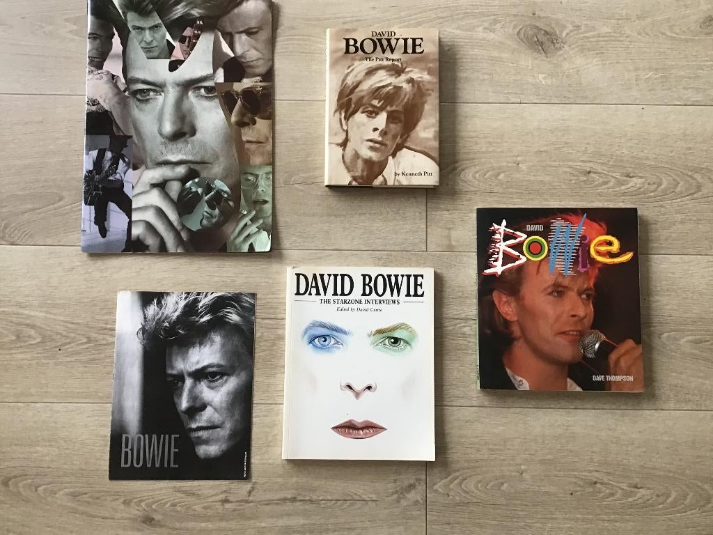 David Bowie verzameling unieke boeken en concertmemorabilia., Verzamelen, Ophalen, Boek, Tijdschrift of Artikel
