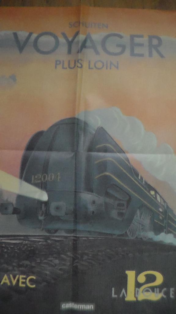 Affiche Schuiten & Autrey, Rectangulaire vertical, Comme neuf, Affiche ou Poster pour porte ou plus grand, Publicité