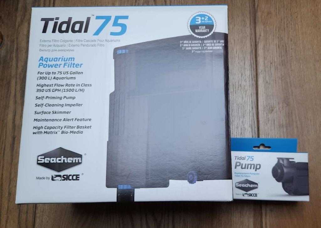 Seachem Tidal 75 aquariumfilter NIEUW, Dieren en Toebehoren, Ophalen of Verzenden, Nieuw
