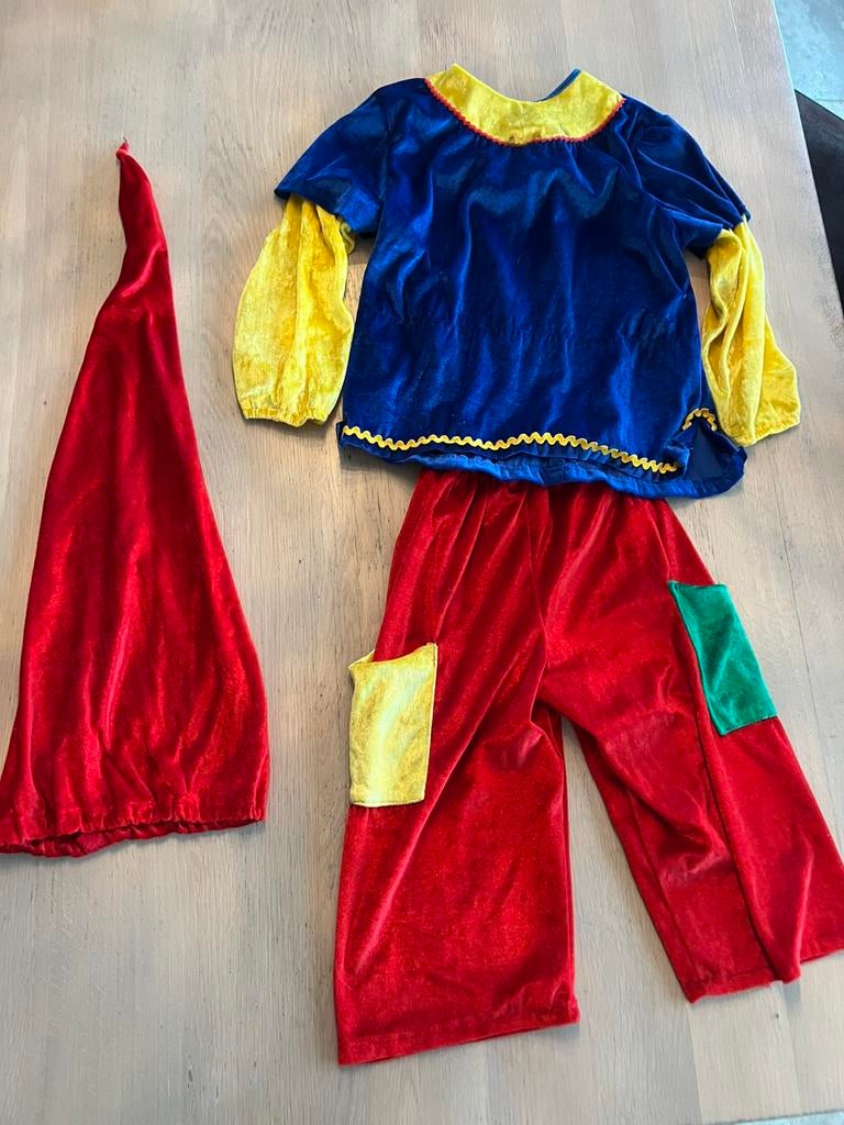 Carnavalkostuum kabouter, Kinderen en Baby's, Carnavalskleding en Verkleedspullen, Ophalen of Verzenden, Zo goed als nieuw