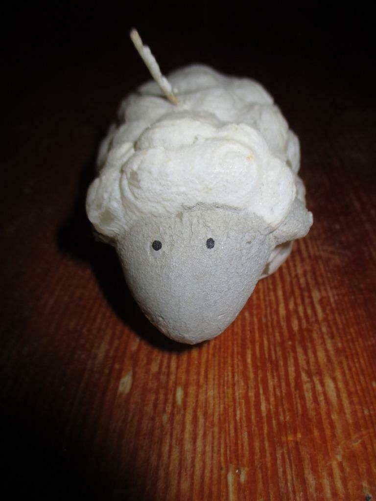decoratieve kaars schaap, Ophalen, Nieuw, Wit, Kaars