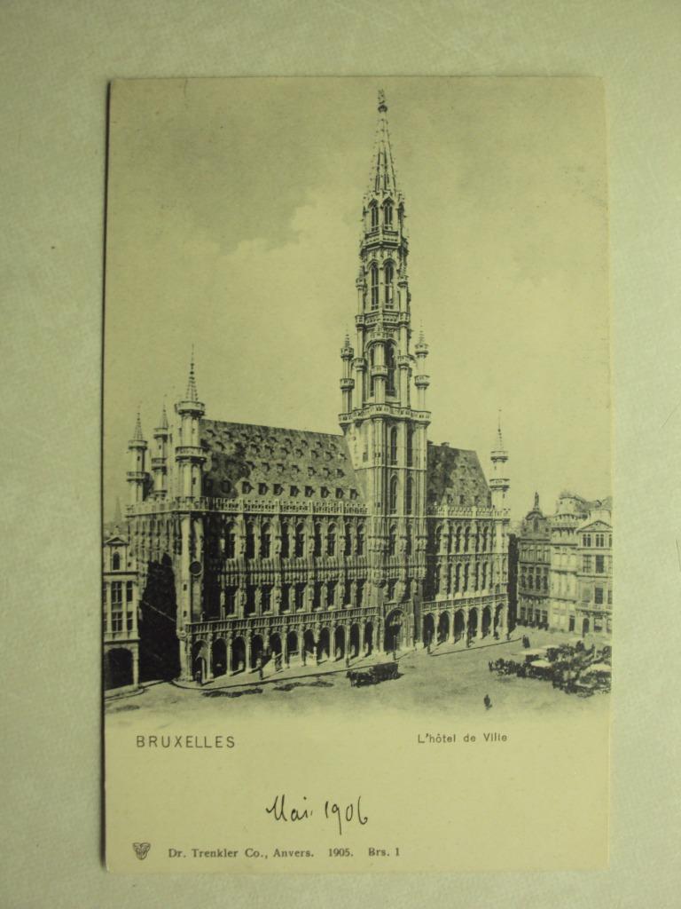 52384.-.BRUXELLES-L'HOTEL.DE.VILLE, Envoi