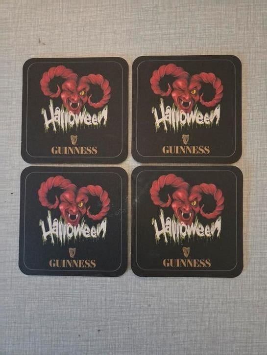 Guiness 4 bierkaarten, Verzamelen, Ophalen of Verzenden, Nieuw