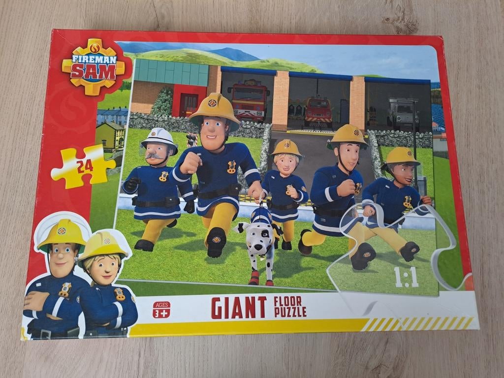 Puzzle Sam le pompier 24 pièces, Enlèvement, Comme neuf