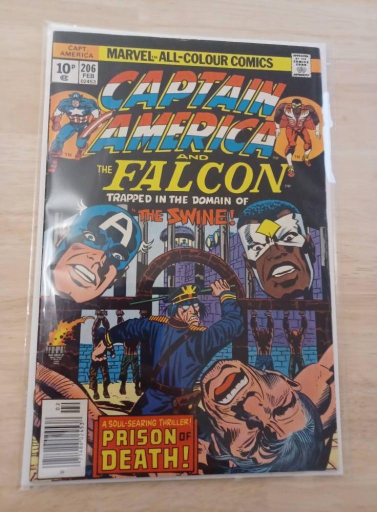 Captain America Falcon UK editions -1977, Livres, BD | Comics, Autres régions, Enlèvement ou Envoi, Utilisé, Plusieurs comics