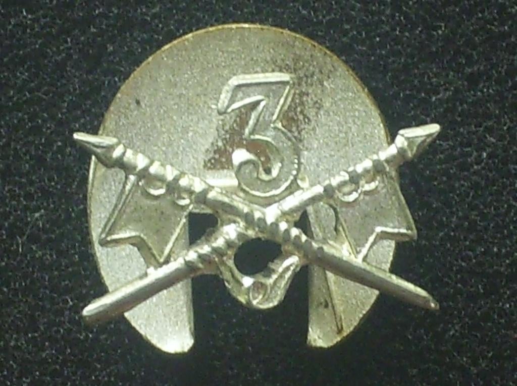 Cavalerie belge épinglette van Malderen 3 Lanciers, Envoi, Armée de terre, Emblème ou Badge