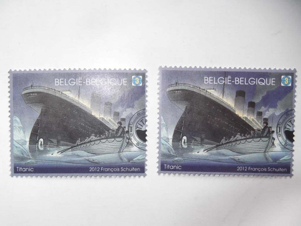 4228-4229 Titanic Obl, Postzegels en Munten, Ophalen of Verzenden