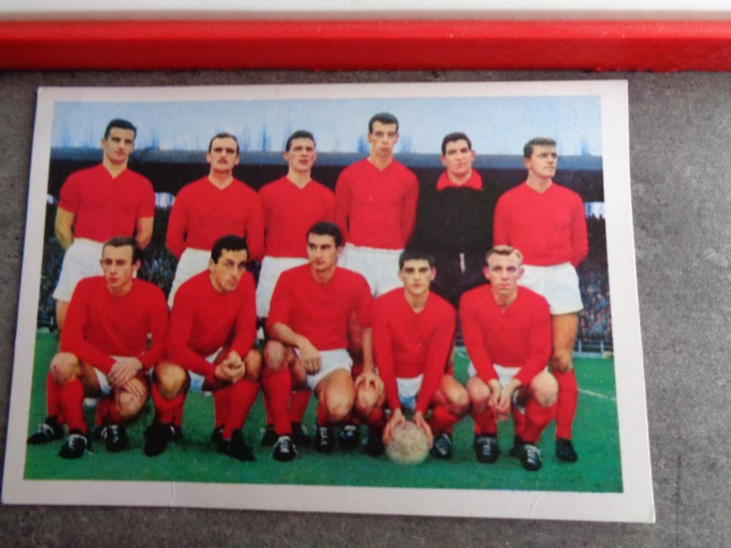 MONTY GUM VOETBAL KAART STANDARD LUIK SIXTIES, Ophalen of Verzenden, Plaatje