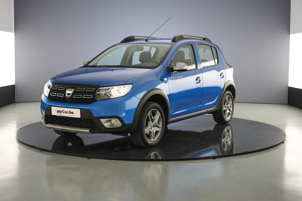 Dacia Sandero Stepway Automaat 0.9 TCe // Navi, Bluetooth, Auto's, 898 cc, Stof, Euro 6, Blauw