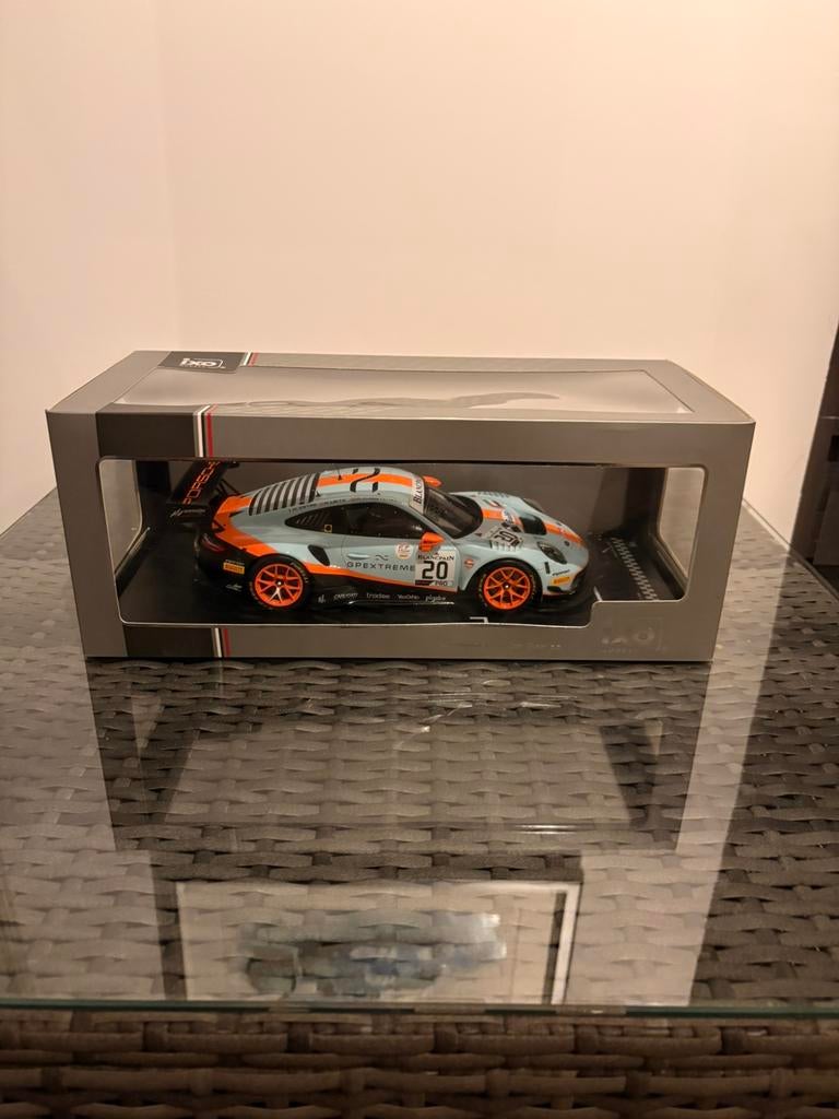 Porsche 911 GT3 R #20 Winnaar 24h Spa 2019 1/18 Ixo, Ophalen of Verzenden, Nieuw