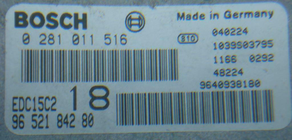 Réparation Calculateur BOSCH EDC15 Citroën, Enlèvement ou Envoi, Utilisé, Citroën