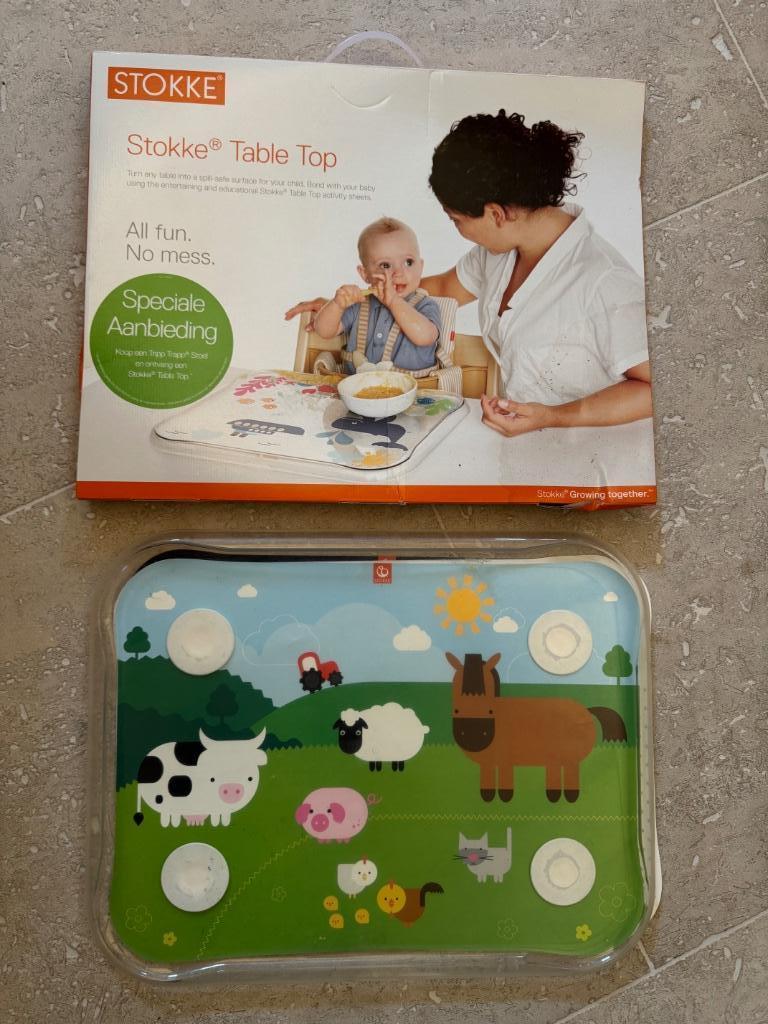Stokke table top bescherming tafel harde plastic, Kinderen en Baby's, Ophalen, Gebruikt