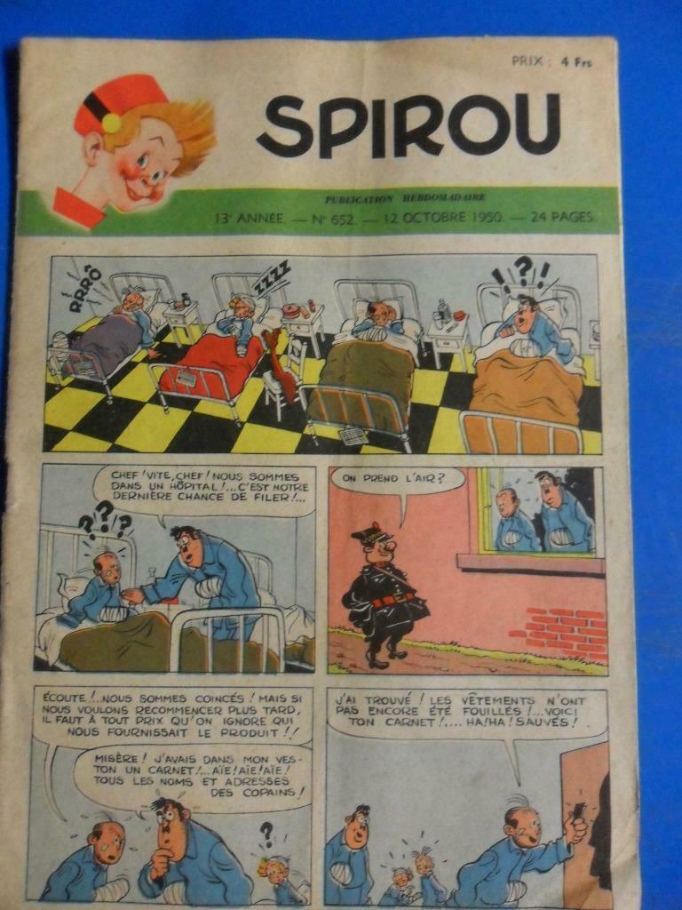 Spirou Hebdomadaire - 12 Octobre 1950, Une BD, Enlèvement ou Envoi, Utilisé