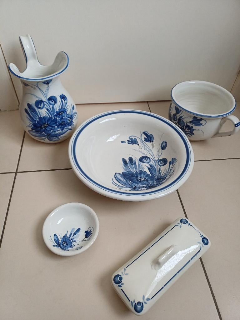 Oude wastafel / lampetset, Antiek en Kunst, Ophalen