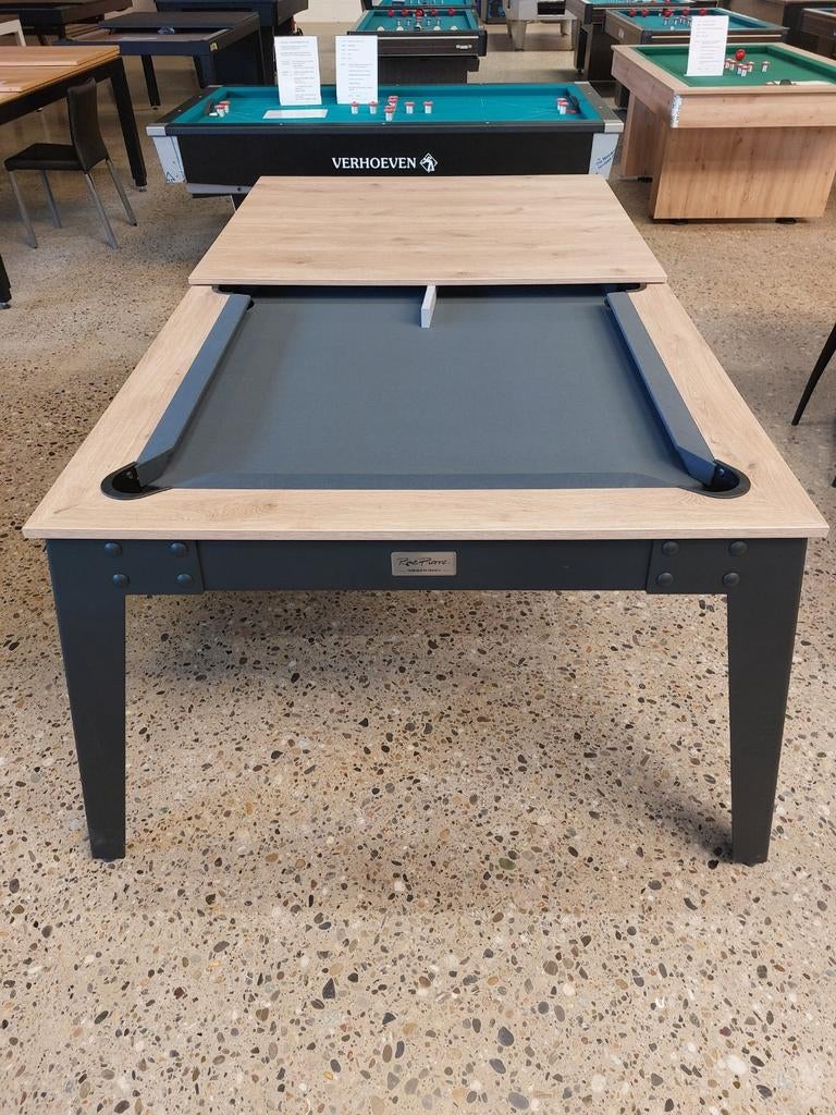 Pooltafel René Pierre Steel, Sport en Fitness, Biljarten en Poolen, Nieuw, Pooltafel, Ophalen
