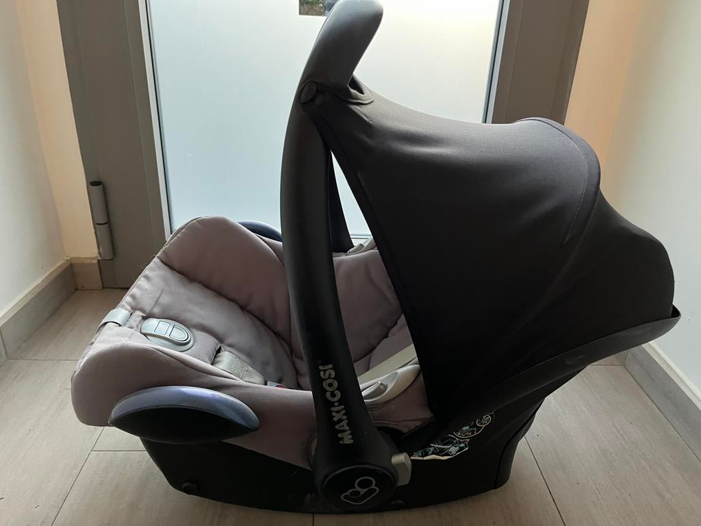 Maxi-cosi + verkleinkussen, voetenzak, hoes, muskietennet, Enlèvement, Utilisé, Maxi-Cosi, Ceinture de sécurité ou Isofix