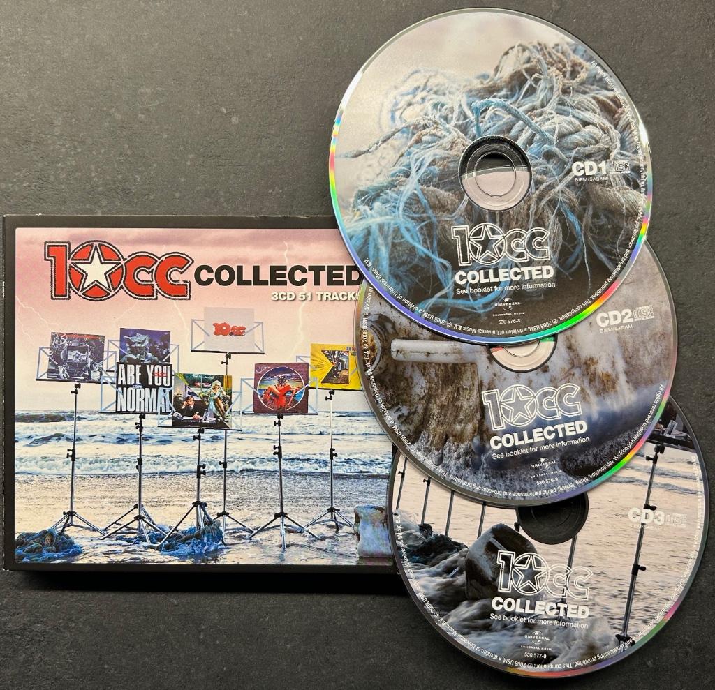 10CC - Collected ( 3CD set; 51 tracks), Cd's en Dvd's, Verzenden, Zo goed als nieuw, Poprock