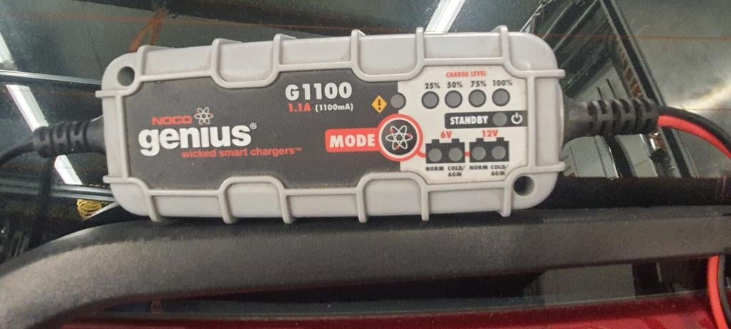 Batterijlader moto 6V / 12V., Enlèvement