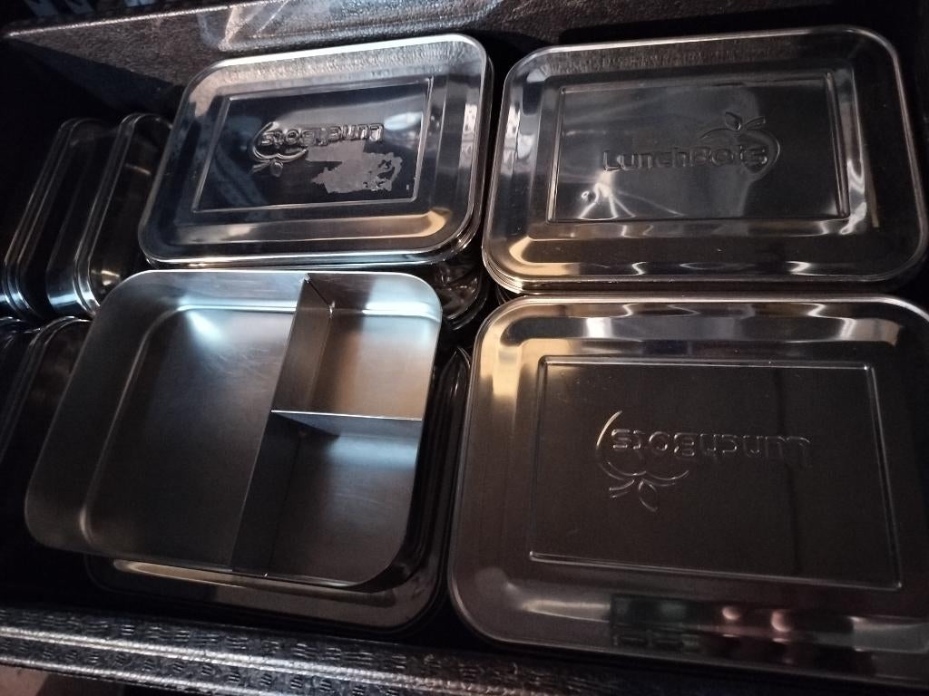 Boîte à tartine en inox 25piece, Enlèvement ou Envoi, Boîte