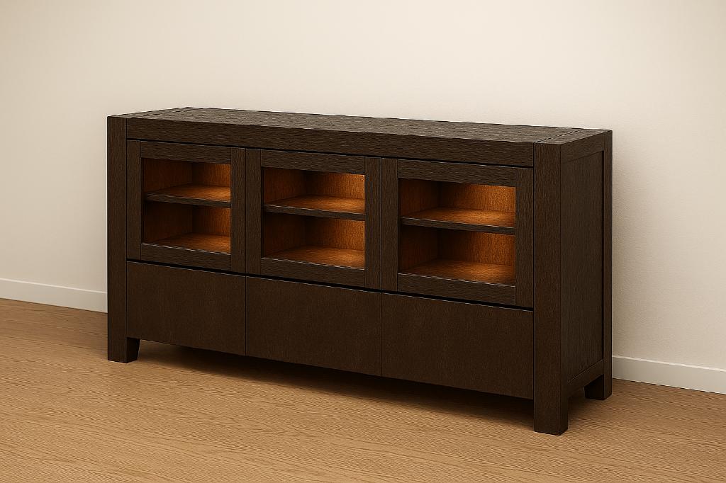Kwalitatieve dressoir AMANDA COLLECTION, Huis en Inrichting, Ophalen, Zo goed als nieuw, 200 cm of meer, Met deur(en)