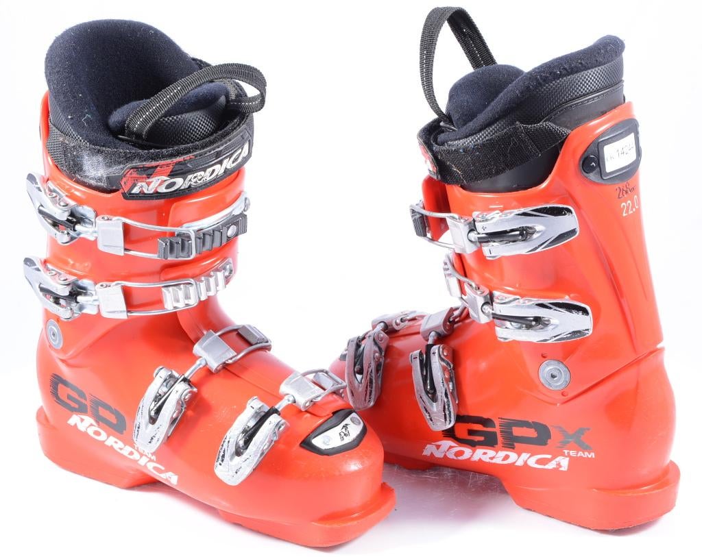 33 34 37 EU kinder skischoenen NORDICA GPX TEAM, Sport en Fitness, Gebruikt, Schoenen, Ophalen of Verzenden, Carve