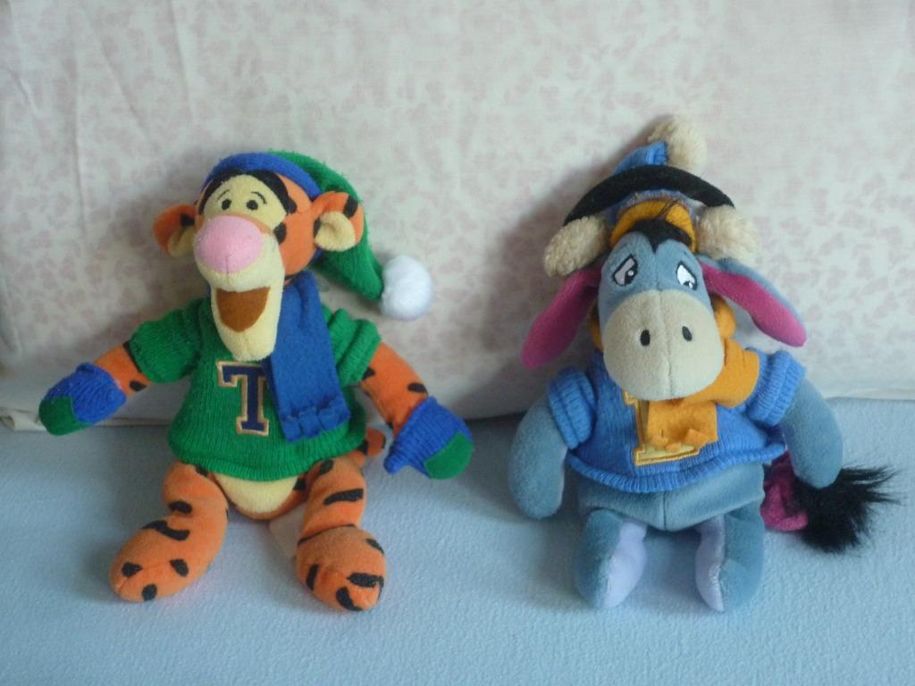 2 Zachte Fleece Knuffels Disneyland Paris, Ophalen of Verzenden, Gebruikt, Overige typen