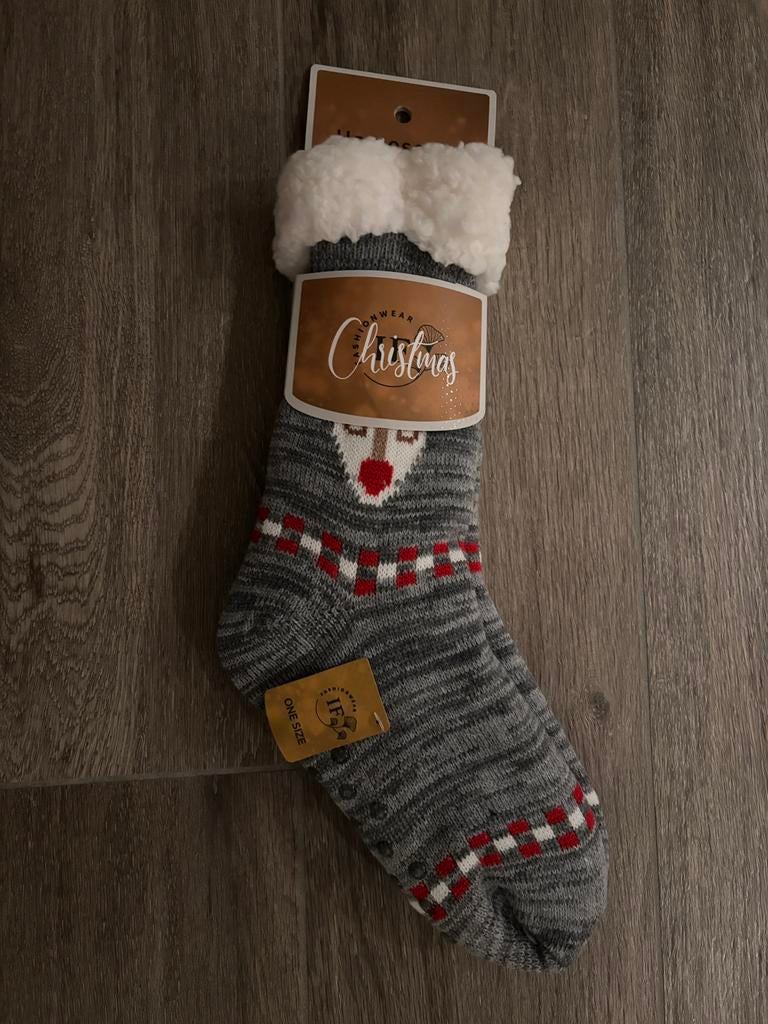 Huissokken/pantoffels kerstmis NIEUW, Ophalen