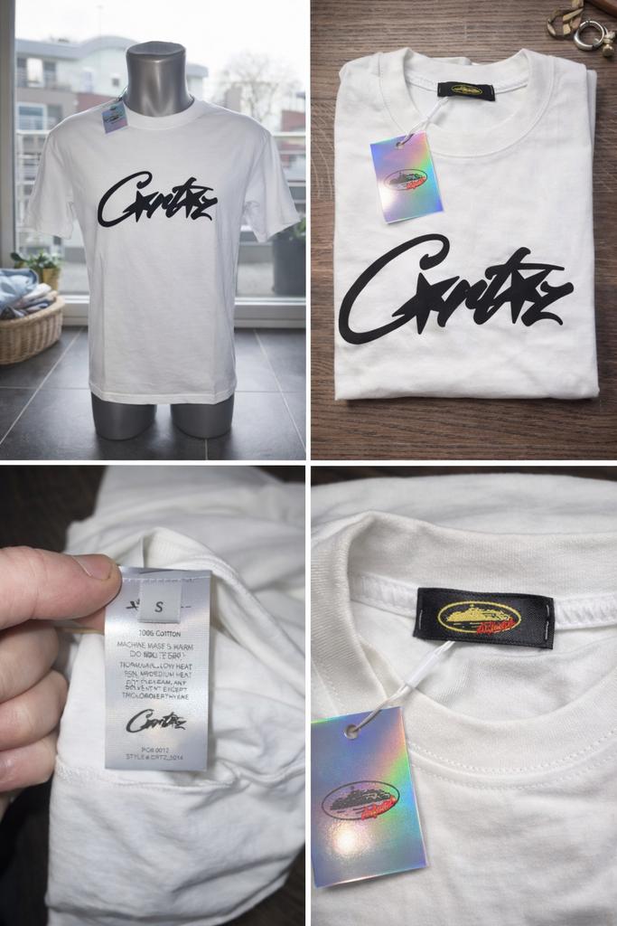 T-shirt blanc Corteiz — taille S — nouveau, Envoi, Comme neuf, Taille 46 (S) ou plus petite, Blanc